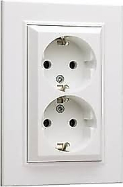 MAKEL SIVA ALTI İKİLİ PRİZ BEYAZ ÇERÇEVE