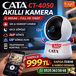 CATA CT-4050 AKILLI WİFİ KAMERA